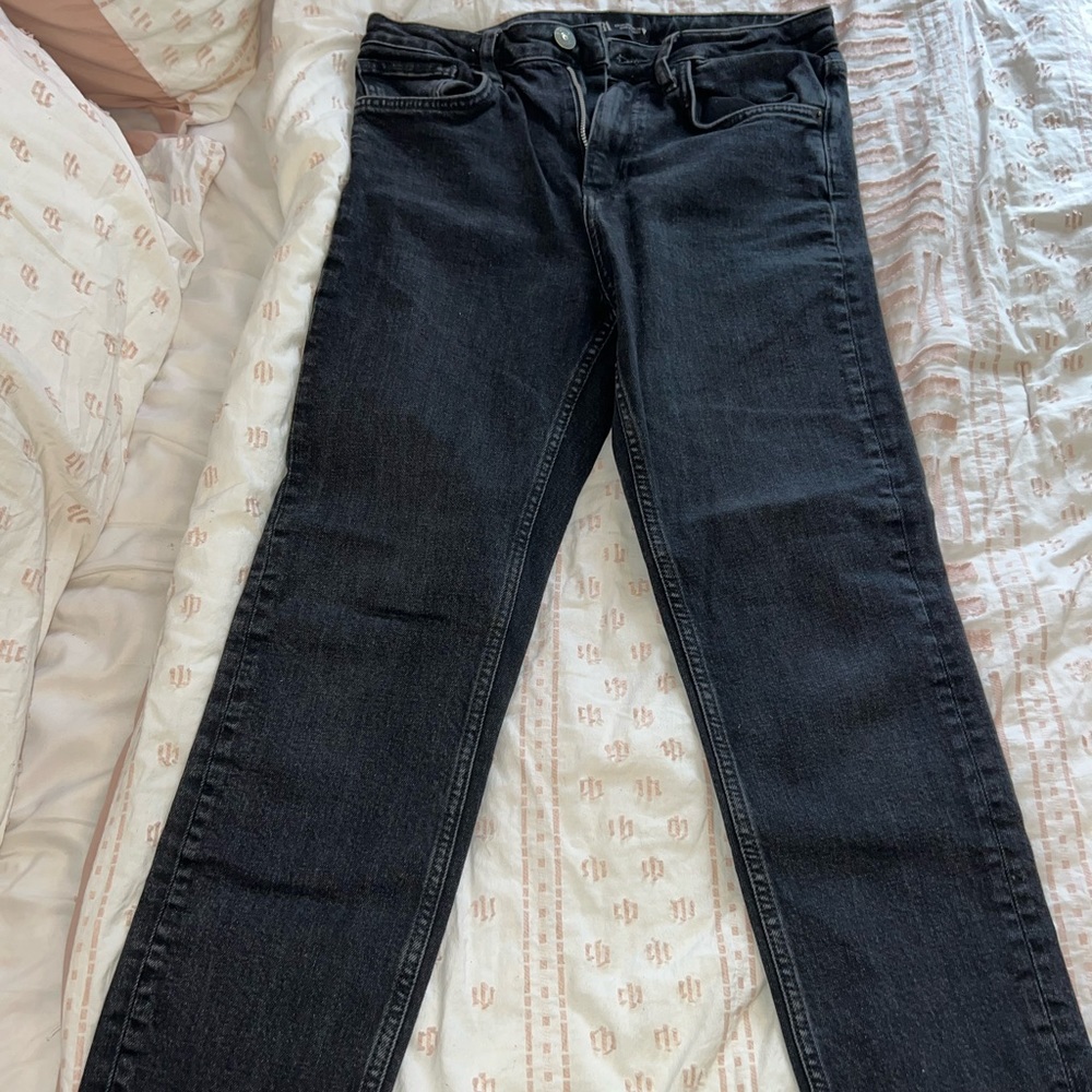 High waisted Zara black jeans
